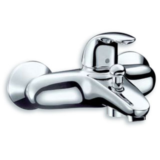 Bath shower mixer chrome-plated