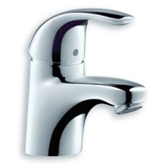 Wash basin mixer chrome-plated