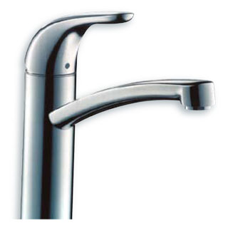 One hole sink mixer chrome-plated