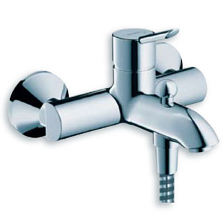 Bath shower mixer chrome-plated