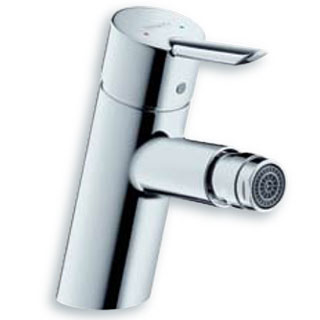 Bidet mixer chrome-plated